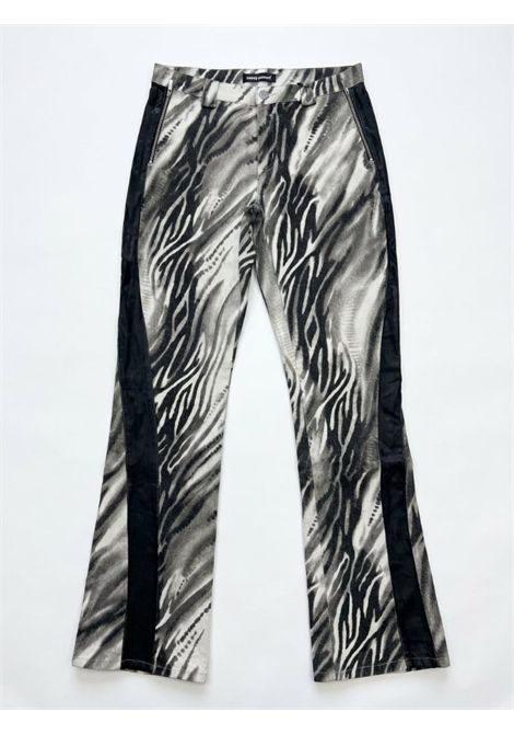 Pantalone Vintage Angelo Marani con Stampa Zebra e Inserti in Pelle ANGELO MARANI | A5.6752.101530